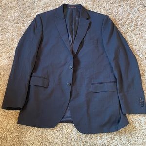 Peter Millar Men’s Sport Coat 44T Two Button 100% Wool Jacket Blue Long Canada